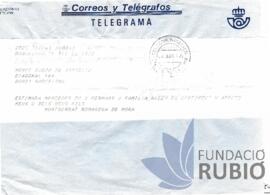 CONDOL PER LA MORT DE F.R.T.