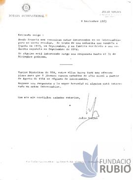 INTERCANVI D'ESTUDIANTS