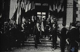 Salutacions a Mariano Rubió d'un amic. Emilio Roviralta