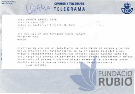 CONDOL PER LA MORT DE F.R.T.