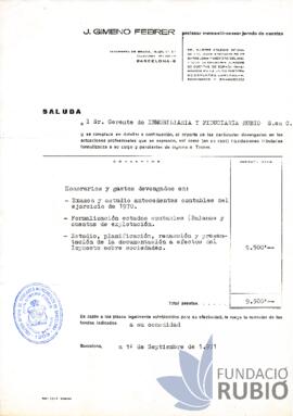 DETALLS D'UNA FACTURA