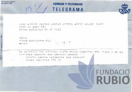 CONDOL PER LA MORT DE F.R.T.