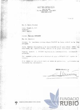 FACTURA DE LA REPARACIO DELS MOTOR DEL IOT ADDAYA