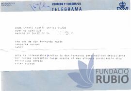 CONDOL PER LA MORT DE F.R.T.