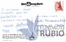 SALUTACIONS DESDE DISNEYWORLD DELS GERMANS MATJI TUDURI