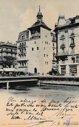 SALUTACIONS DE MARIANO I MARIA A UNA AMIGA