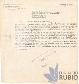 PROCURADOR DEL CAS HARRY WINSTON, INC. QUE DEMANA PROVISIO DE FONS